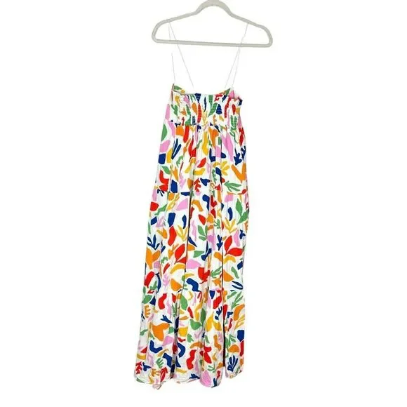 Show Me Your Mumu Long Weekend Maxi Dress Gauze Small Pattern Floral Tiered SMYM - Picture 6 of 16